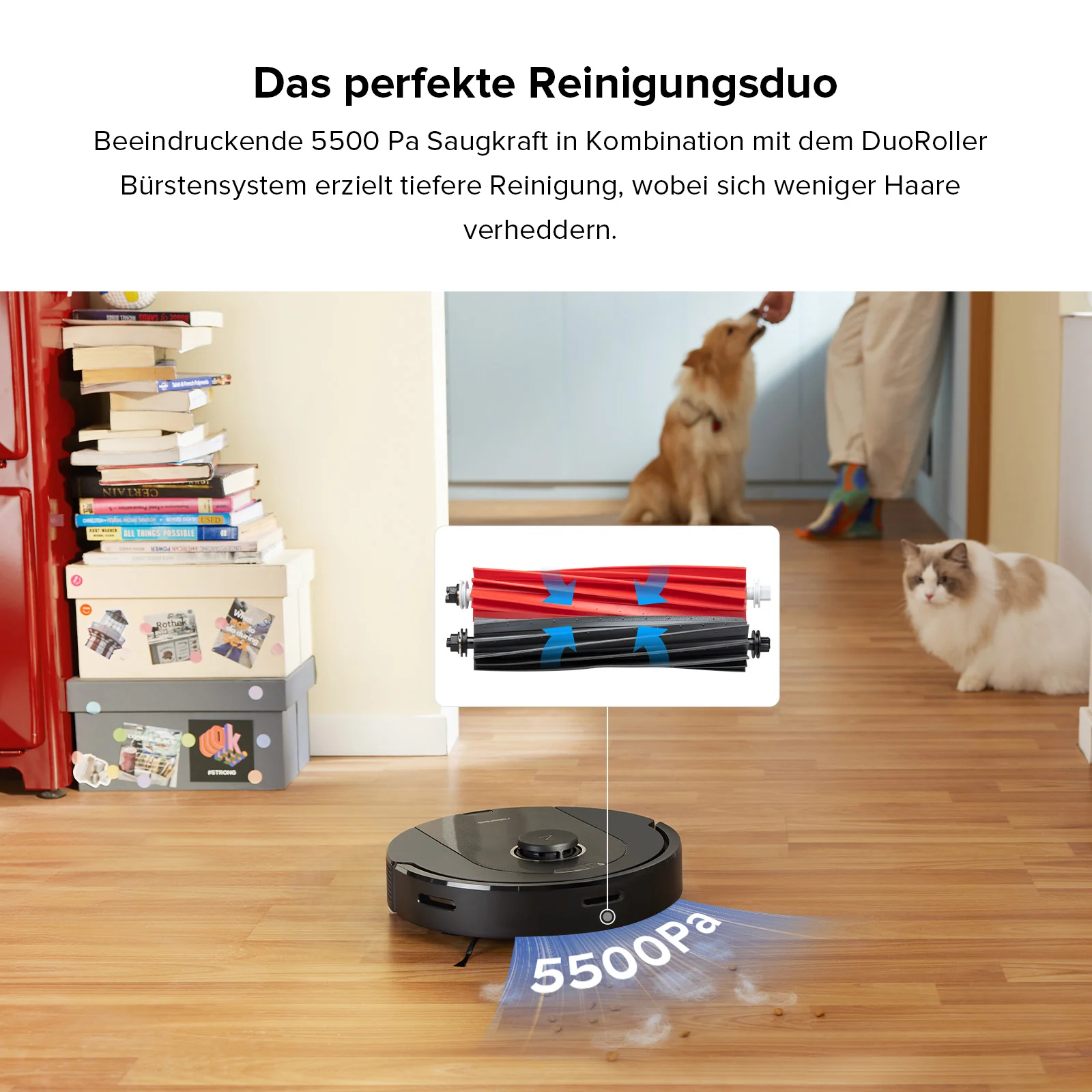 Roborock Q5 Pro+ Saug- und Wischroboter mit Auto-Entleerungsstation - Image 4