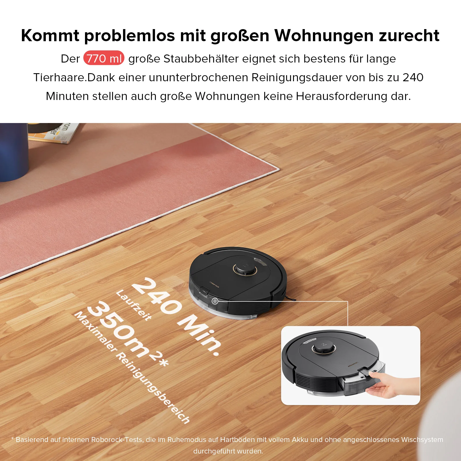 Roborock Q5 Pro+ Saug- und Wischroboter mit Auto-Entleerungsstation - Image 7