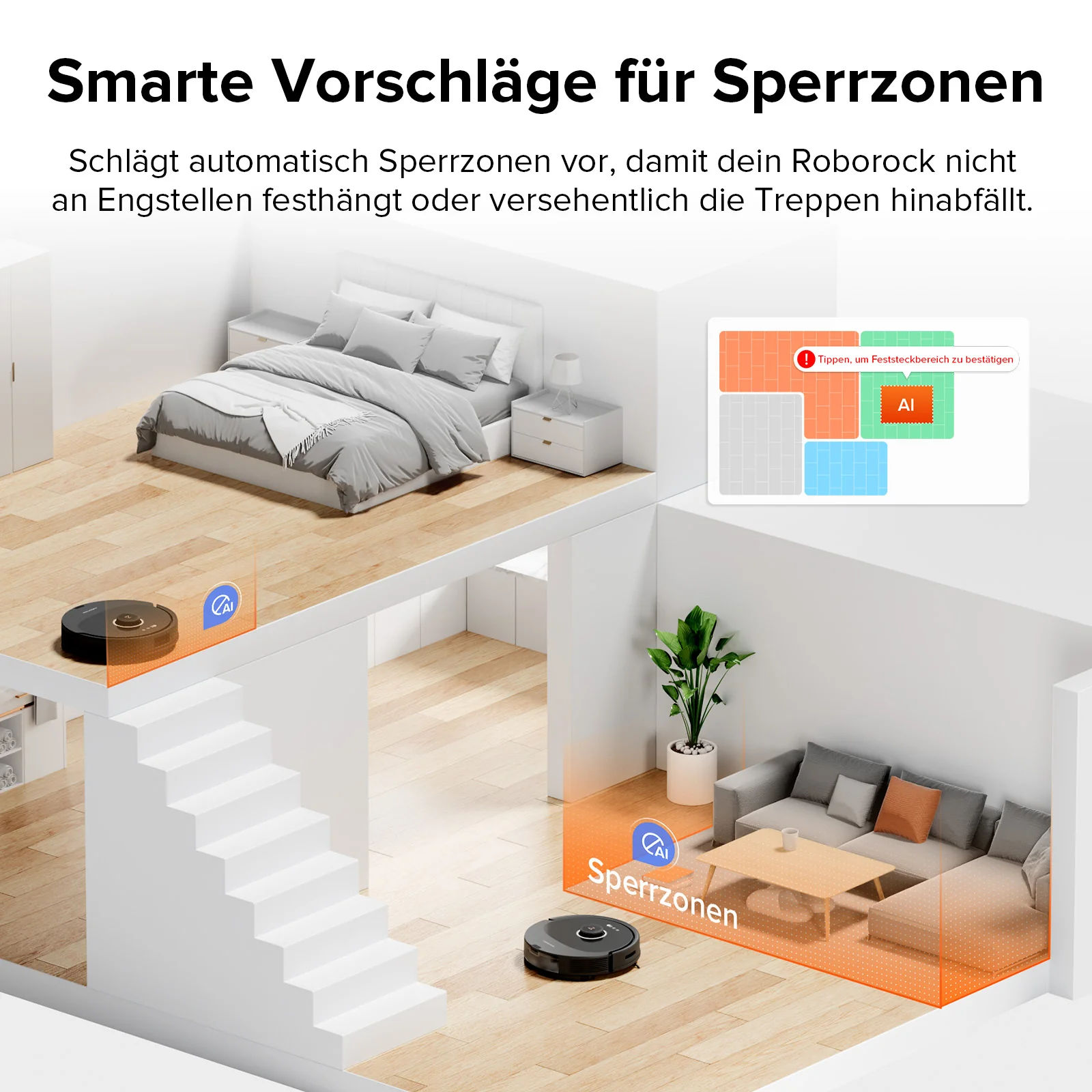 Roborock Q8 Max+ Saug- und Wischroboter mit Auto-Entleerungsstation - Image 24