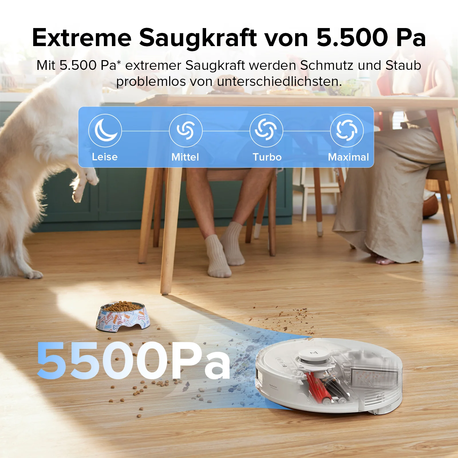 Roborock Q8 Max+ Saug- und Wischroboter mit Auto-Entleerungsstation - Image 6