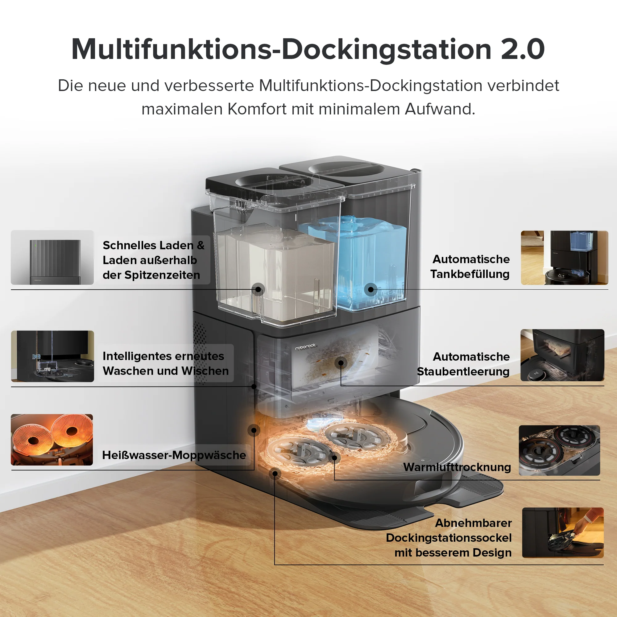 Roborock Qrevo Pro Saugroboter mit Multifunktions-Dockingstation 2.0 - Image 12